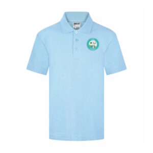 Cury School Sky Polo Shirt, Cury School